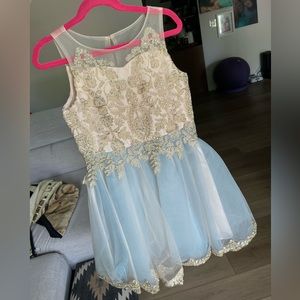 Formal Girls Dress - Blush by Us Angels